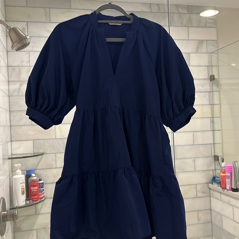 Amanda Uprichard navy mini dress